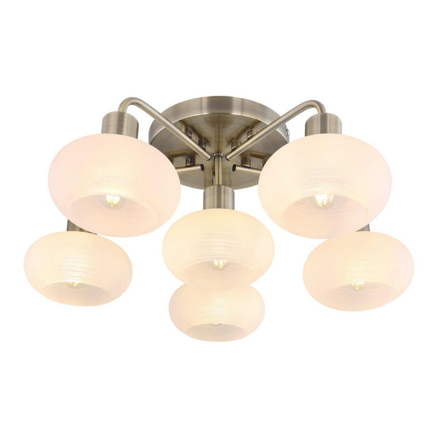 Rabalux - Lámpara de araña de luces de superficie 6xE14/40W/230V