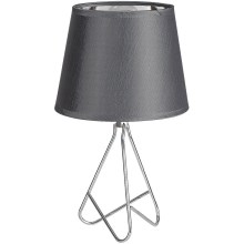 Rabalux - Lámpara de mesa 1xE14/40W/230V gris