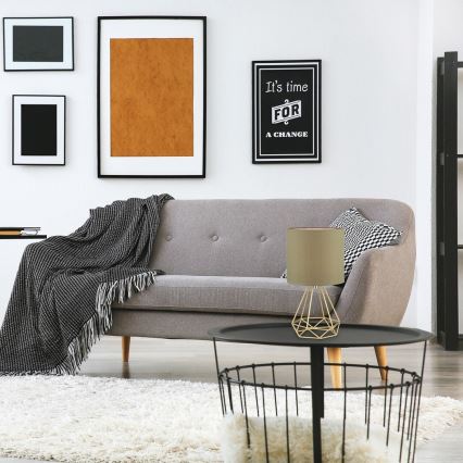 Rabalux - Lámpara de mesa 1xE14/40W/230V marrón