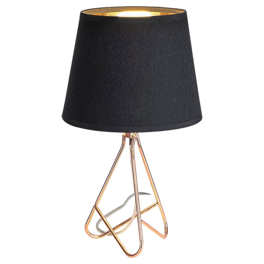 Rabalux - Lámpara de mesa 1xE14/40W/230V negro/dorado