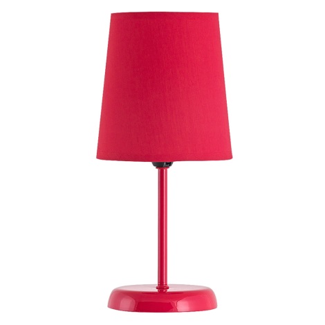 Rabalux - Lámpara de mesa 1xE14/40W/230V rojo