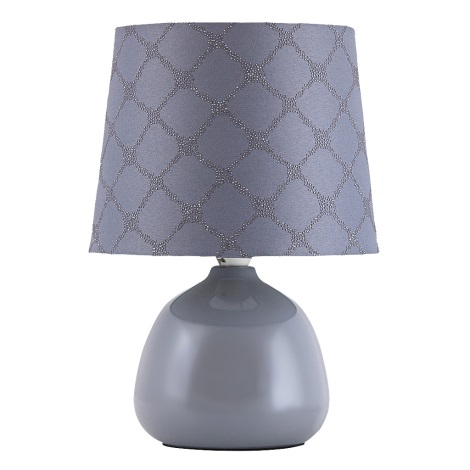 Rabalux - Lámpara de mesa E14/40W gris