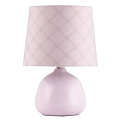 Rabalux - Lámpara de mesa E14/40W rosa