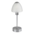 Rabalux - Lámpara de mesa regulable 1xE14/40W/230V cromo mate