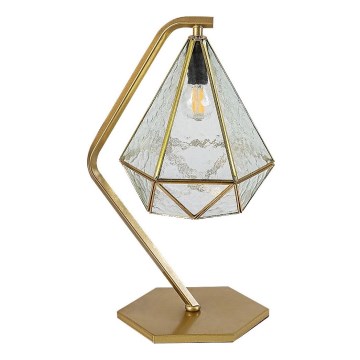 Rabalux - Lámpara de mesa vitral Tiffany 1xE14/40W/230V dorado