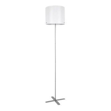 Rabalux - Lámpara de pie 1xE27/40W/230V blanco/plata