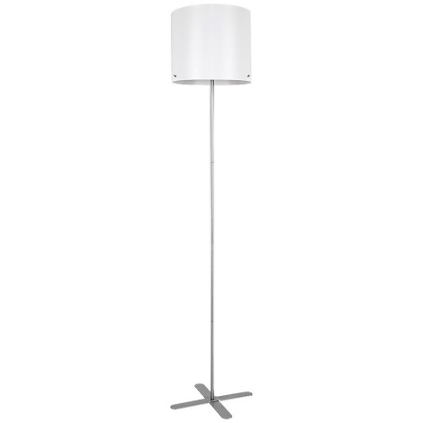 Rabalux - Lámpara de pie 1xE27/40W/230V blanco/plata