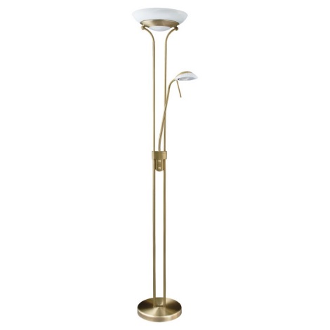 Rabalux - Lámpara de pie LED Regulable 2xLED/24W/230V dorado