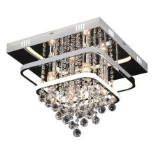 Rabalux - Lámpara de techo de cristal LED/36W/230V + 4xE14/40W