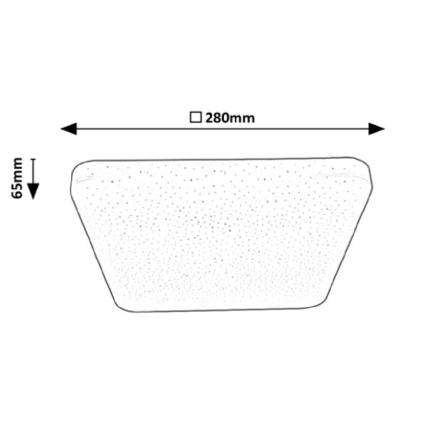 Rabalux - Lámpara de techo LED LED/12W/230V