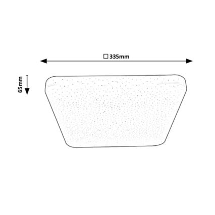 Rabalux - Lámpara de techo LED LED/18W/230V