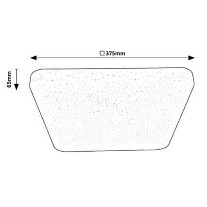 Rabalux - Lámpara de techo LED LED/24W/230V