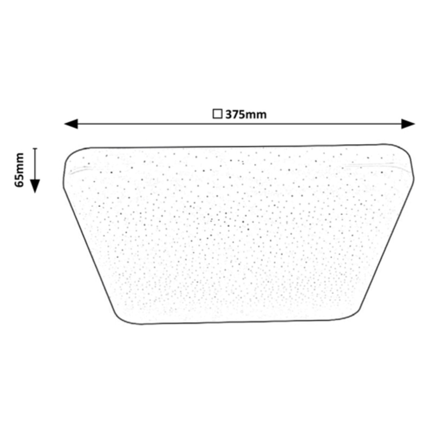 Rabalux - Lámpara de techo LED LED/24W/230V