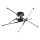 Rabalux - Lámpara de techo LED LED/40W/230V 3000K negro