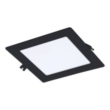 Rabalux - Lámpara empotrable LED LED/12W/230V 17x17 cm negro