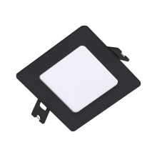 Rabalux - Lámpara empotrable LED LED/3W/230V 9x9 cm negro
