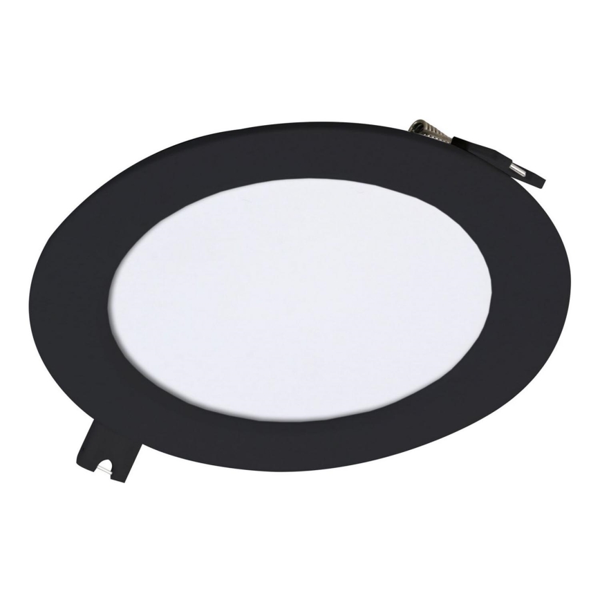Rabalux - Lámpara empotrable LED LED/6W/230V 3000K diá. 12 cm negro