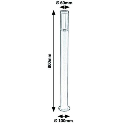 Rabalux - Lámpara exterior 1xGU10/7W/230V IP44