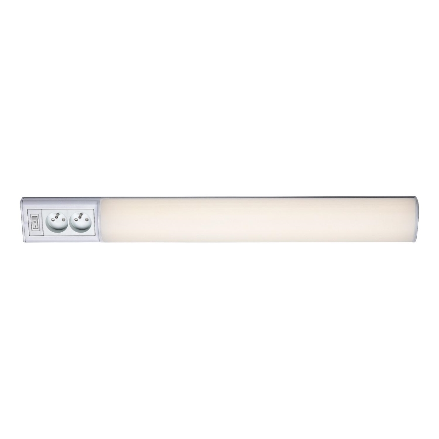 Rabalux - Lámpara LED bajo mueble de cocina con enchufes LED/15W/230V 4000K 70cm blanco