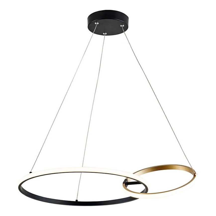 Rabalux - Lámpara LED colgante LED/36W/230V negro/dorado