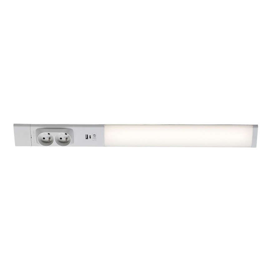 Rabalux - Lámpara LED para debajo del mueble de cocina con enchufes LED/18W/230V 4000K 60 cm blanco