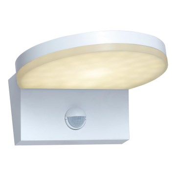 Rabalux - LED Aplique para exterior con sensor LED/9W/230V 2700/4000/6500K IP54 blanco