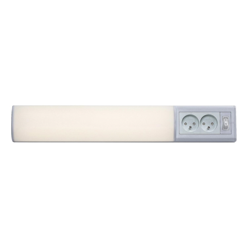 Rabalux - LED Lámpara bajo mueble de cocina con enchufes LED/10W/230V 4000K 50cm blanco