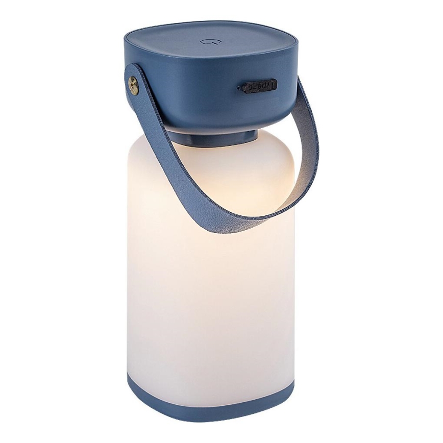 Rabalux - LED Lámpara de mesa táctil recargable y regulable para exteriores LED/3W/5V IP44 azul