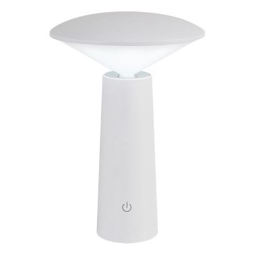 Rabalux - LED Lámpara de mesa táctil recargable y regulable POLPERRO LED/3W/3,7V 1200mAh blanco