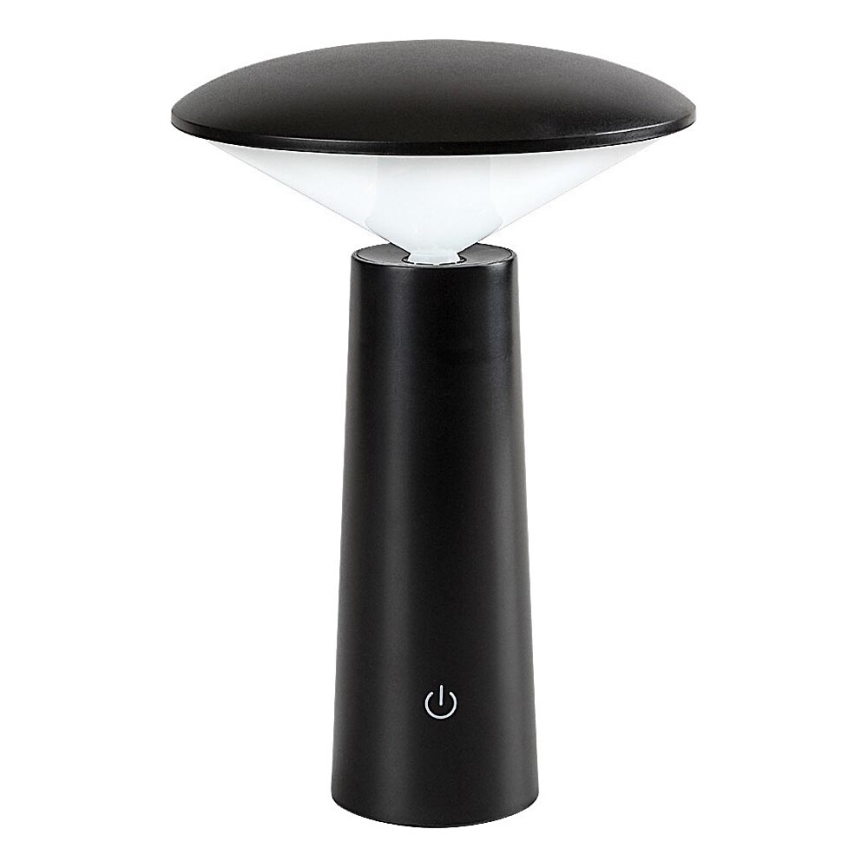 Rabalux - LED Lámpara de mesa táctil recargable y regulable POLPERRO LED/3W/3,7V 1200mAh negro