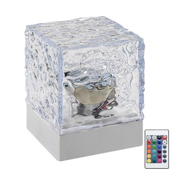 Rabalux - LED RGB Lámpara de mesa recargable con dimmer LED/1W/5V + control remoto