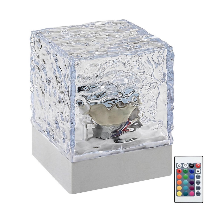 Rabalux - LED RGB Lámpara de mesa recargable con dimmer LED/1W/5V + control remoto