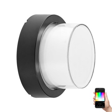 Rabalux - LED RGBW Aplique de exterior regulable LED/10W/230V IP54 Wi-Fi Tuya