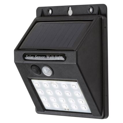 Rabalux - Luminaria de pared LED Solar con sensor IP44