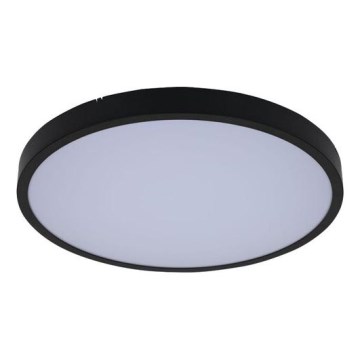 Rabalux - Luz de techo LED regulable para baño LED/24W/230V 3000-6000K IP44 diá. 35,5 cm negro + control remoto
