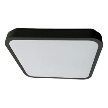 Rabalux - Luz de techo LED regulable para baño LED/36W/230V 3000-6000K IP44 42x42 cm negro + control remoto
