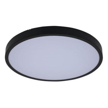 Rabalux - Luz de techo LED regulable para baño LED/36W/230V 3000-6000K IP44 diá. 42 cm negro + control remoto
