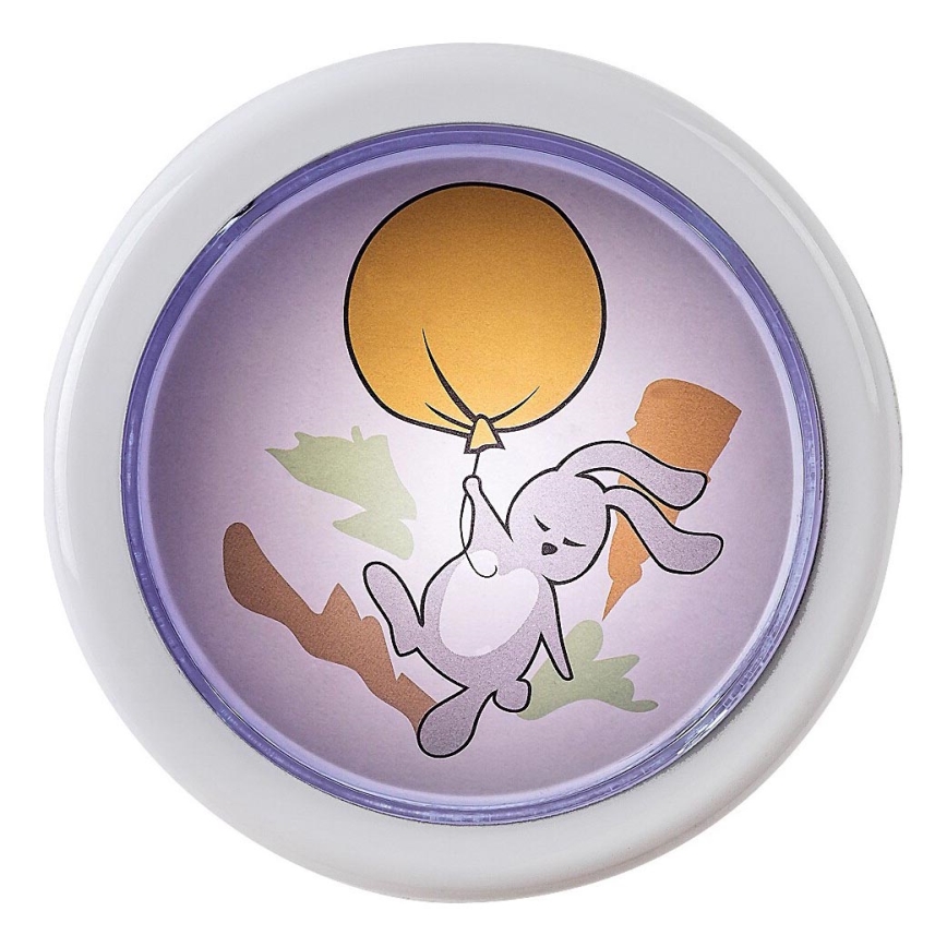 Rabalux - Luz LED nocturna infantil LED/0,3W/2xAA 6000K