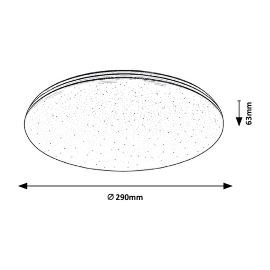 Rabalux - Plafón de baño LED LED/20W/230V IP44