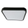 Rabalux - Plafón LED de baño LED/24W/230V 3000/4000/6000K IP44 29x29 cm negro