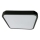 Rabalux - Plafón LED de baño LED/36W/230V 3000/4000/6000K IP44 42x42 cm negro