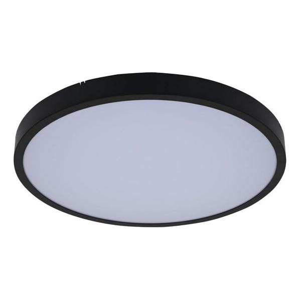 Rabalux - Plafón LED de baño LED/36W/230V 3000/4000/6000K IP44 diá. 42 cm negro