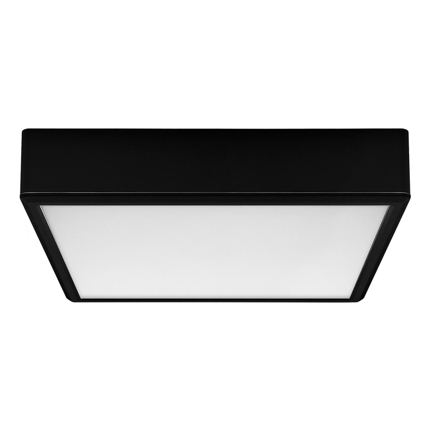 Rabalux - Plafón LED LED/22W/230V 3000/4000/6000K 21x21 cm negro