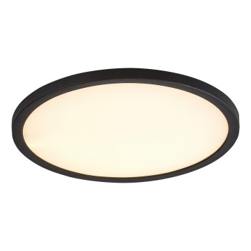 Rabalux - Plafón LED LED/24W/230V 3000/4000/6000K diá. 29 cm negro