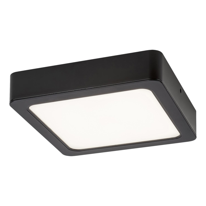 Rabalux - Plafón LED LED/24W/230V 4000K 22x22 cm negro