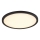 Rabalux - Plafón LED LED/36W/230V 3000/4000/6000K diá. 50 cm negro