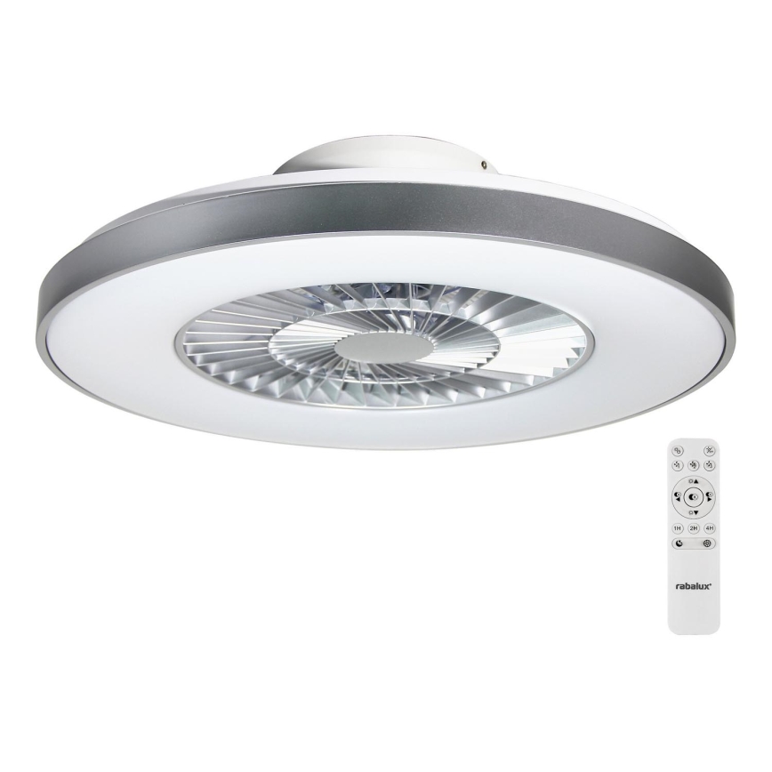 Rabalux - Plafón LED regulable con ventilador LED/40W/230V 3000-6500K + control remoto