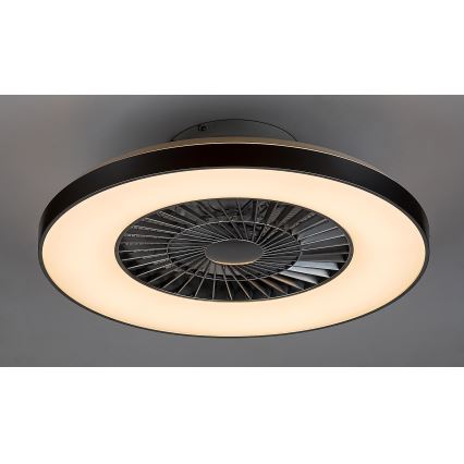 Rabalux - Plafón LED regulable con ventilador LED/40W/230V 3000-6500K + control remoto