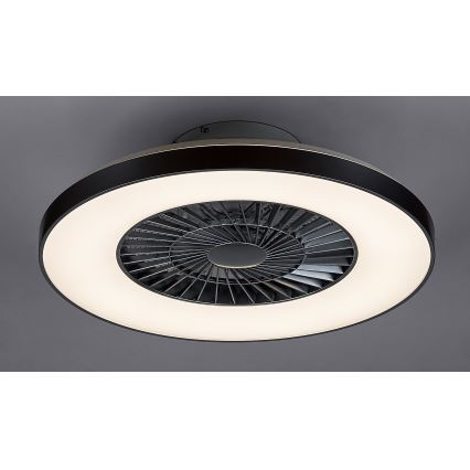 Rabalux - Plafón LED regulable con ventilador LED/40W/230V 3000-6500K + control remoto