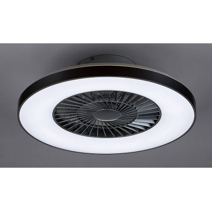 Rabalux - Plafón LED regulable con ventilador LED/40W/230V 3000-6500K + control remoto